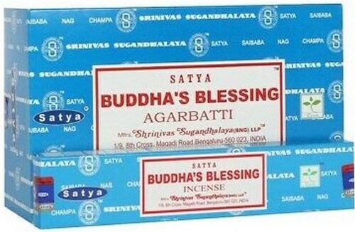 Encens Satya "BUDDHA'S BLESSING" 15g – Sérénité, sagesse et harmonie intérieure