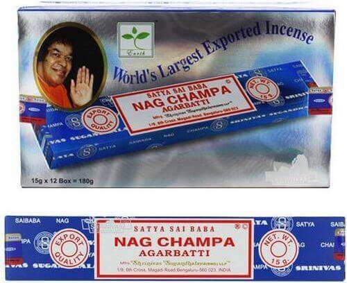 Encens Satya "NAG CHAMPA" – L'icône intemporelle de la sérénité