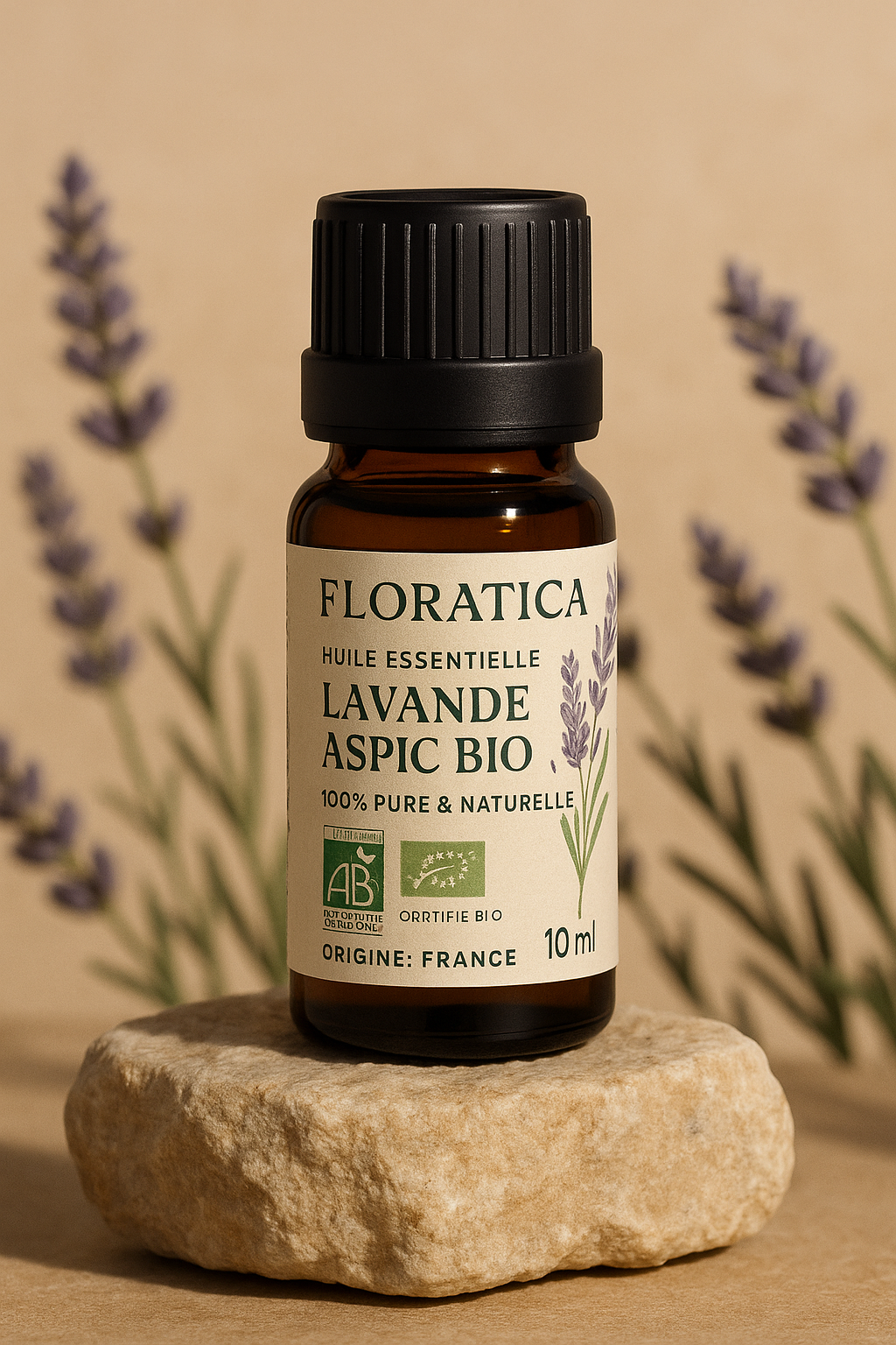 LAVANDE ASPIC - Huile essentielle bio - Stress, agitation mentale, sommeil difficile ?