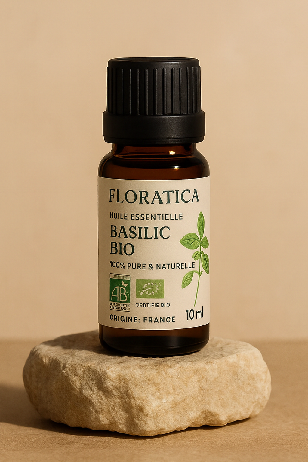 BASILIC BIO - Ocimum Basilicum - Huile essentielle 10ml