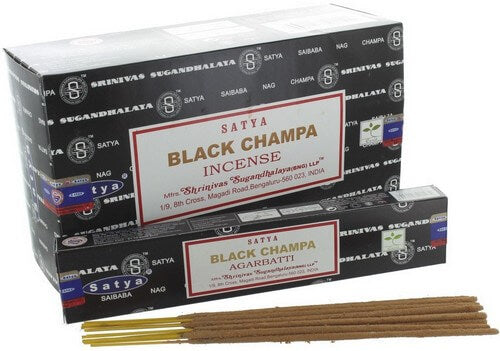Encens BLACK CHAMPA - Encens Satya  - 15g