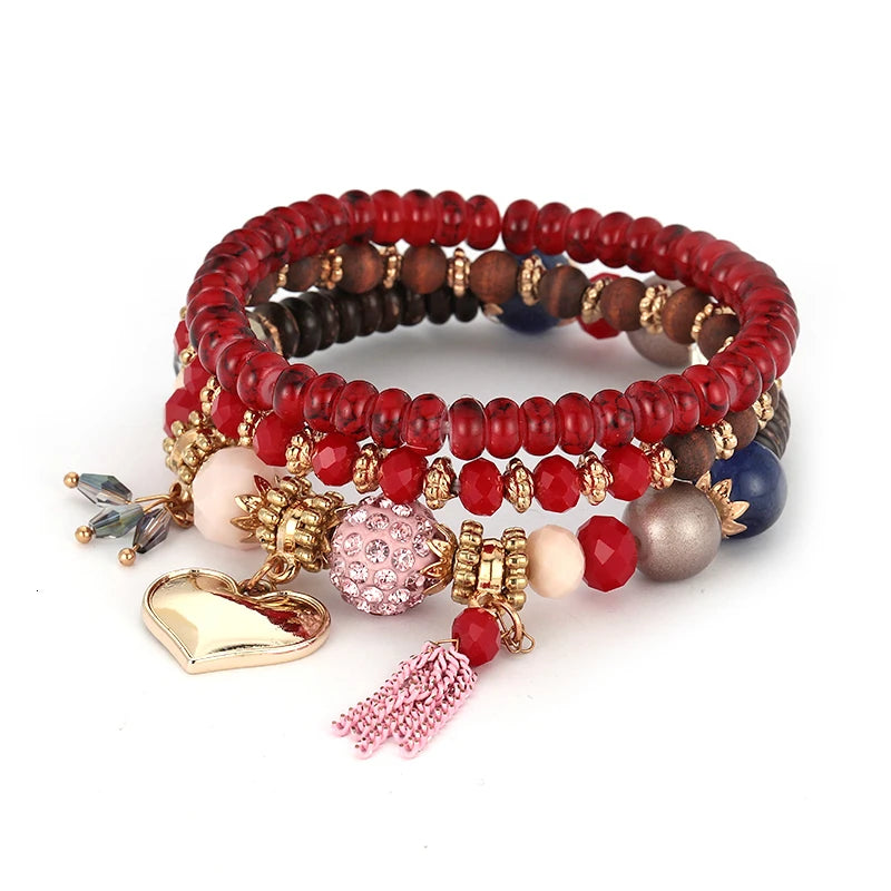 Bracelet Bohème Multicouches – Élégance et Esprit Libre