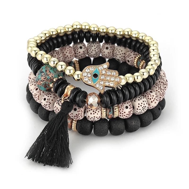 Bracelet Bohème Multicouches – Élégance et Esprit Libre