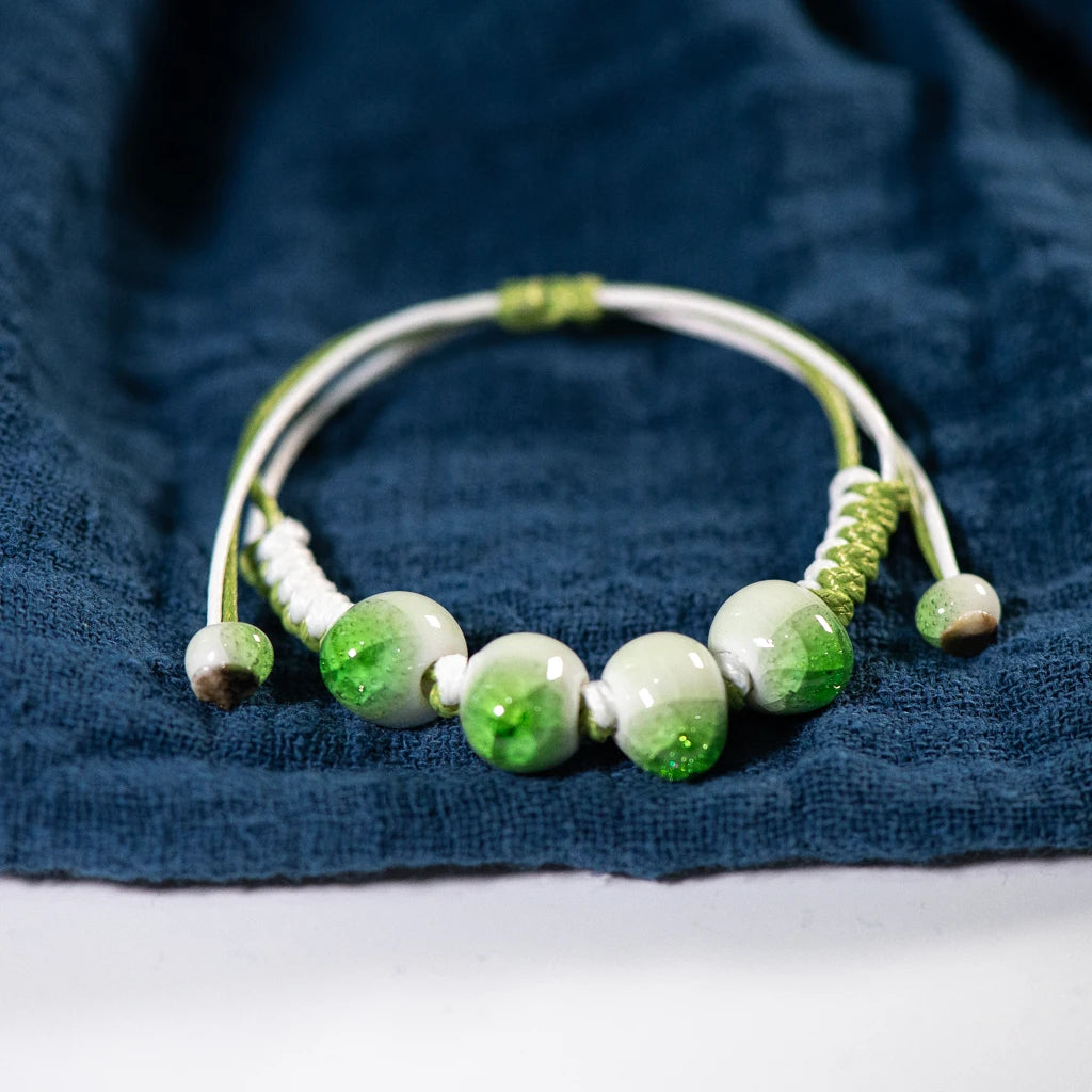 Bracelet Céramique Coloré Vintage