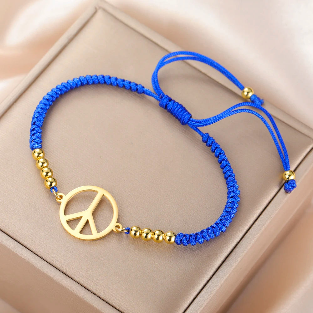 Bracelet / Chevillère Dawapara – Peace and Love