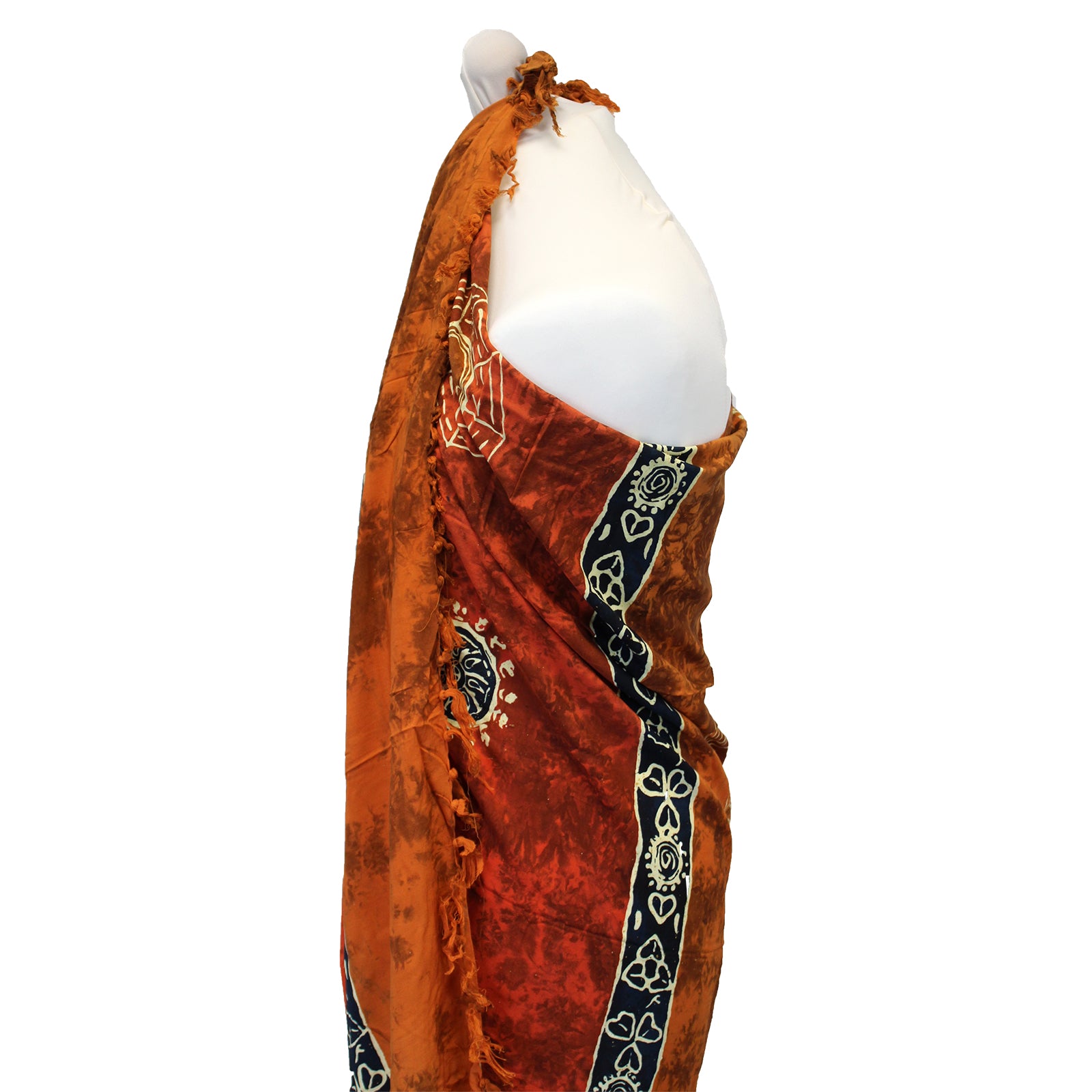 Sarongs rouge Celtiques de Bali - Yin & Yang