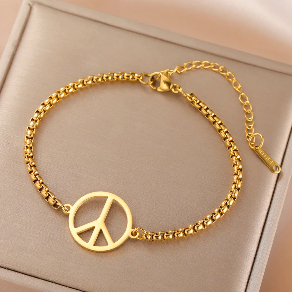 Bracelet / Chevillère Dawapara – Peace and Love