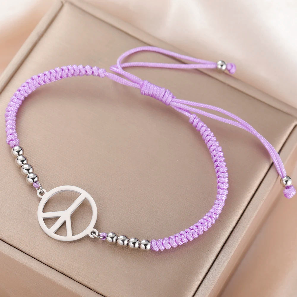 Bracelet / Chevillère Dawapara – Peace and Love